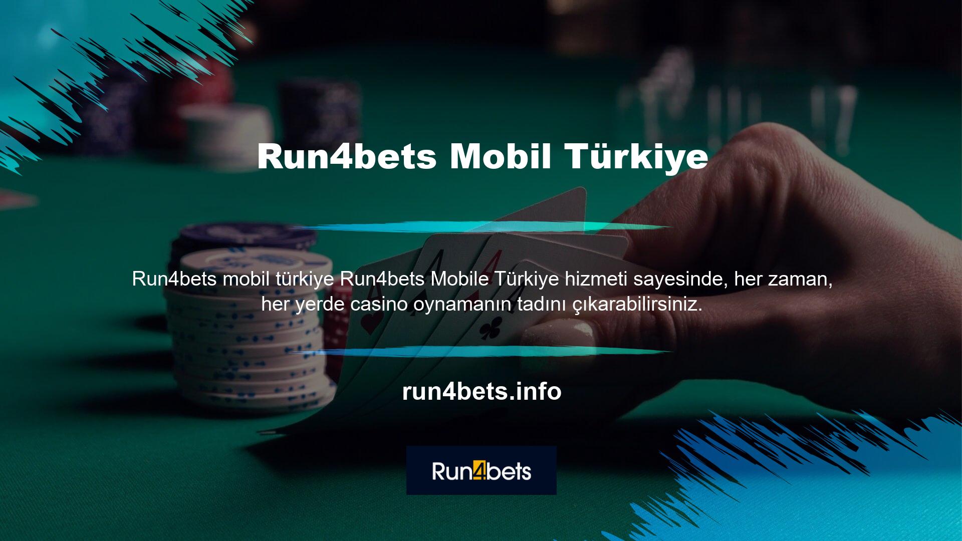 Site, mobil cihazlarınızda herhangi bir kesinti olmadan oynamanıza izin verir, bu da büyük bir artı