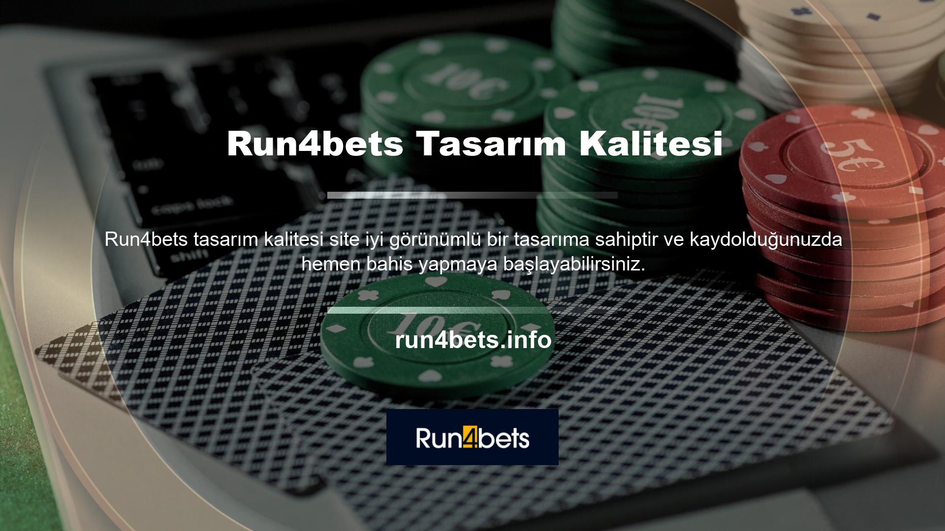 Bir iş kurmak için, bunu yapmanın en kolay yolu olan Run4bets kaydolmanız ve katılmanız gerekir